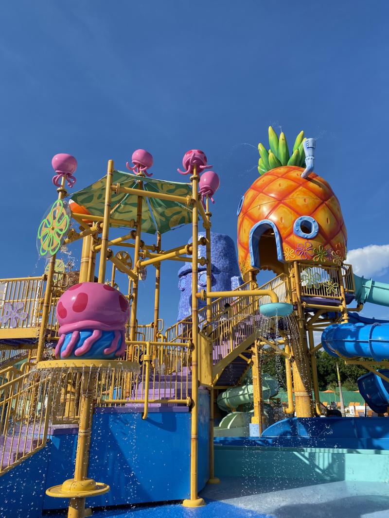 Decoración de Bikini Bottom en Aqua Nick